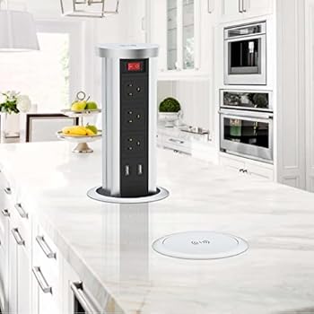 Amazon.com: BTU Pop Up Socket, Pop Up Outlet for Countertop ...