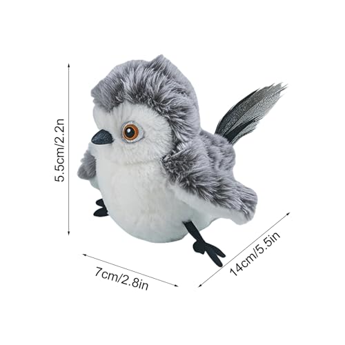Jouet oiseau battant interactif pour chat stimule instinct chasseur - 6