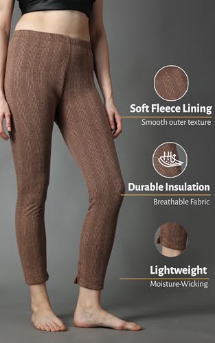 Image of Wearslim Winter Thermal Bottom Underwear for Women | Ultra Soft Winter Warmer Inner Wear Johns Pant Lower
