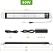 hygger 40W Smart Aquarium Light, Bluetooth LED Light with App Control, Full Spectrum Fish Tank Light with 24/7 Lighting Cycle, 5 Modes, Adjustable Timer, for 30
