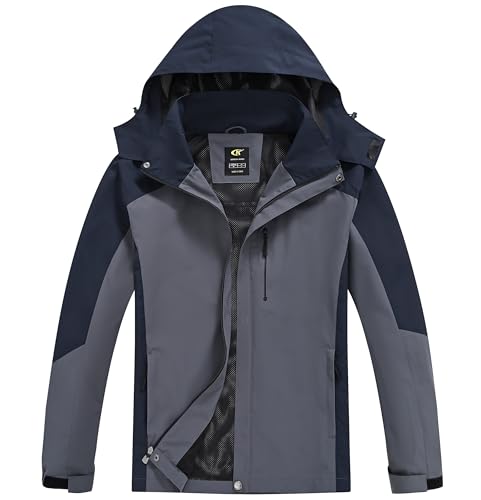 Veste de pluie imperméable pour le quotidien actif - Coupe-vent homme