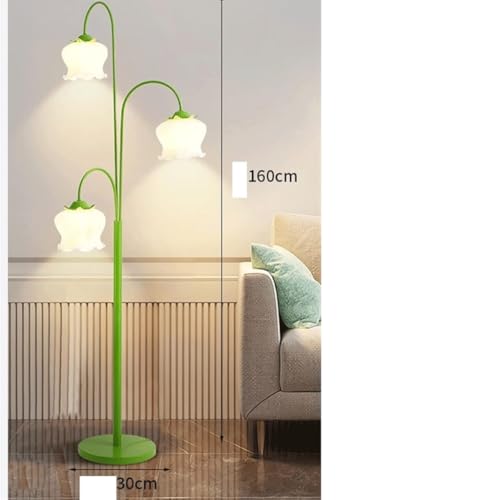 Lámpara de pie floral inspirada en campanillas de viento para sorprender con estilo en casa 3