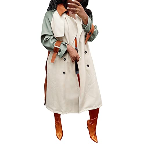 Manteau kaki XL décontracté, votre allié pour les balades fraîches d'hiver