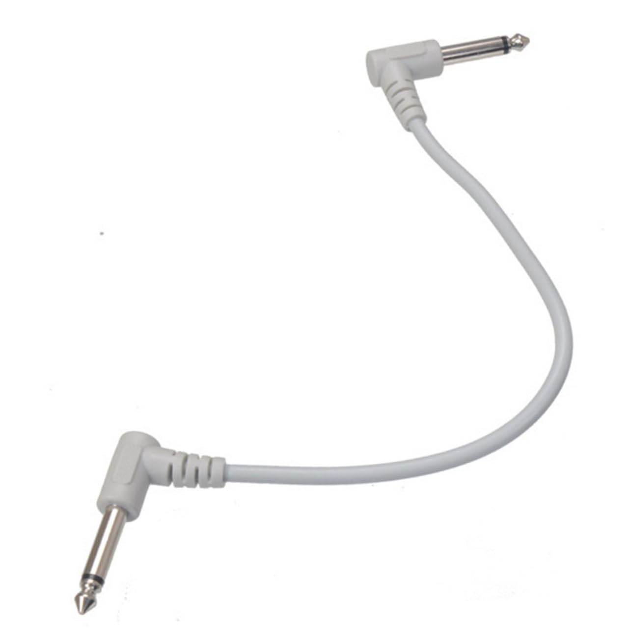BESTonZON Guitar Accessories 6pcs 6.35mm Guitar Patch Cable Right Angle Design for Effector