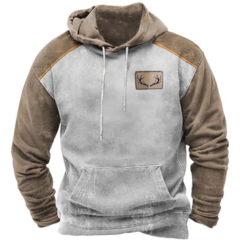 Camisetas exteriores y chaquetones hombre invierno con capucha transpirable blanca