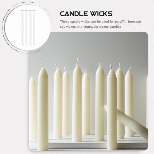 100 piezas de mechas de algodón para velas miniatura 6