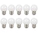 10er Pack Farbige Glühbirnen LED 2W E27 G45 Beleuchtung Glühbirnen, LED Farbige Golf Kugel Glühbirne für Haus Dekoration, Garten, Party, Hochzeit, Weihnachten, Feier