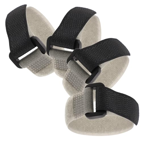 DIYEAH Lot de 4 Colliers en Nylon Doux pour Poulets et Oies, Réglables pour Empêcher Le Chant, Confortables et Faciles à Entretenir, Basse-Cour