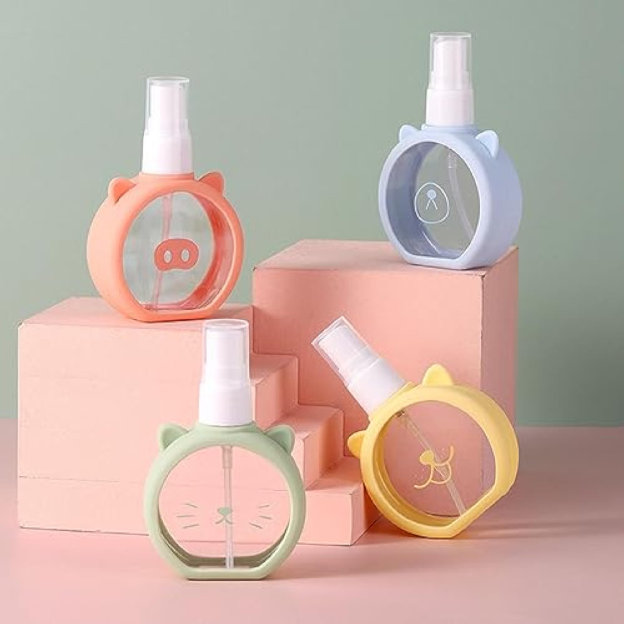 3X Mini Spray Bottle, 55ml Durable for Cleaning Solutions