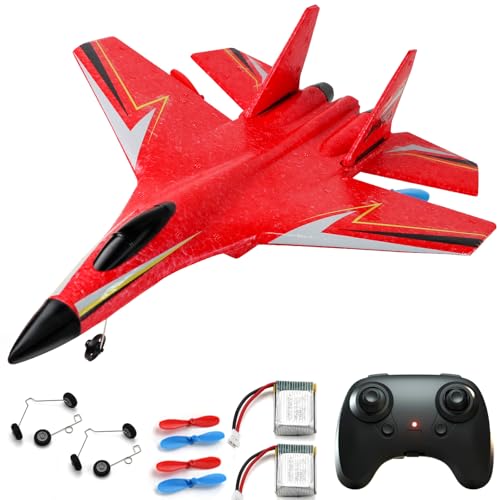 crohorizon Remote Control Airplane for Ages 14 Years and Up, 2 Channels Foam RC Planes Jet Wireless...