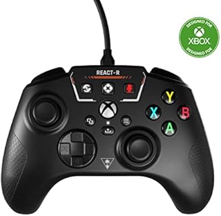 Turtle Beach REACT-R Kontroler czarny Xbox Series X, Xbox Series S & Xbox One | Windows 10 & 11, VelocityOne Flight