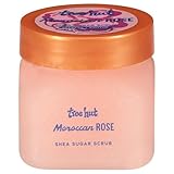 Tree Hut Mini Moroccan Rose Shea Sugar Scrub, Exfoliating Body Scrub, Travel Size, 3.4 oz