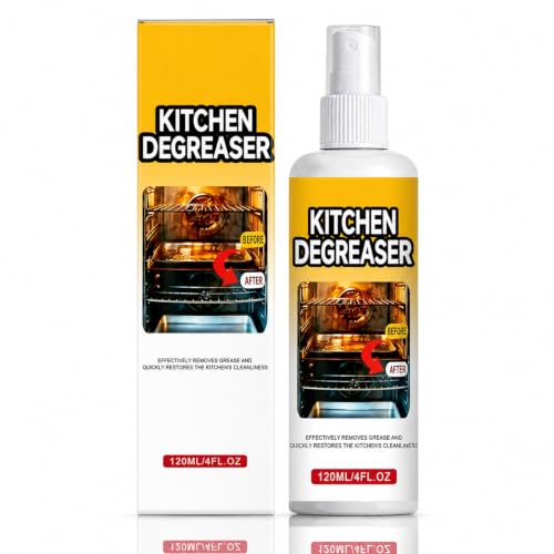 Apiastar Greasekiller Spray for Grill Heavy Duty Degreaser & Fast-Acting BBQ Grill Cleaner for Outdoor Grease Removal Apiastar Grease Killer Spray 120ml (1 Pc)