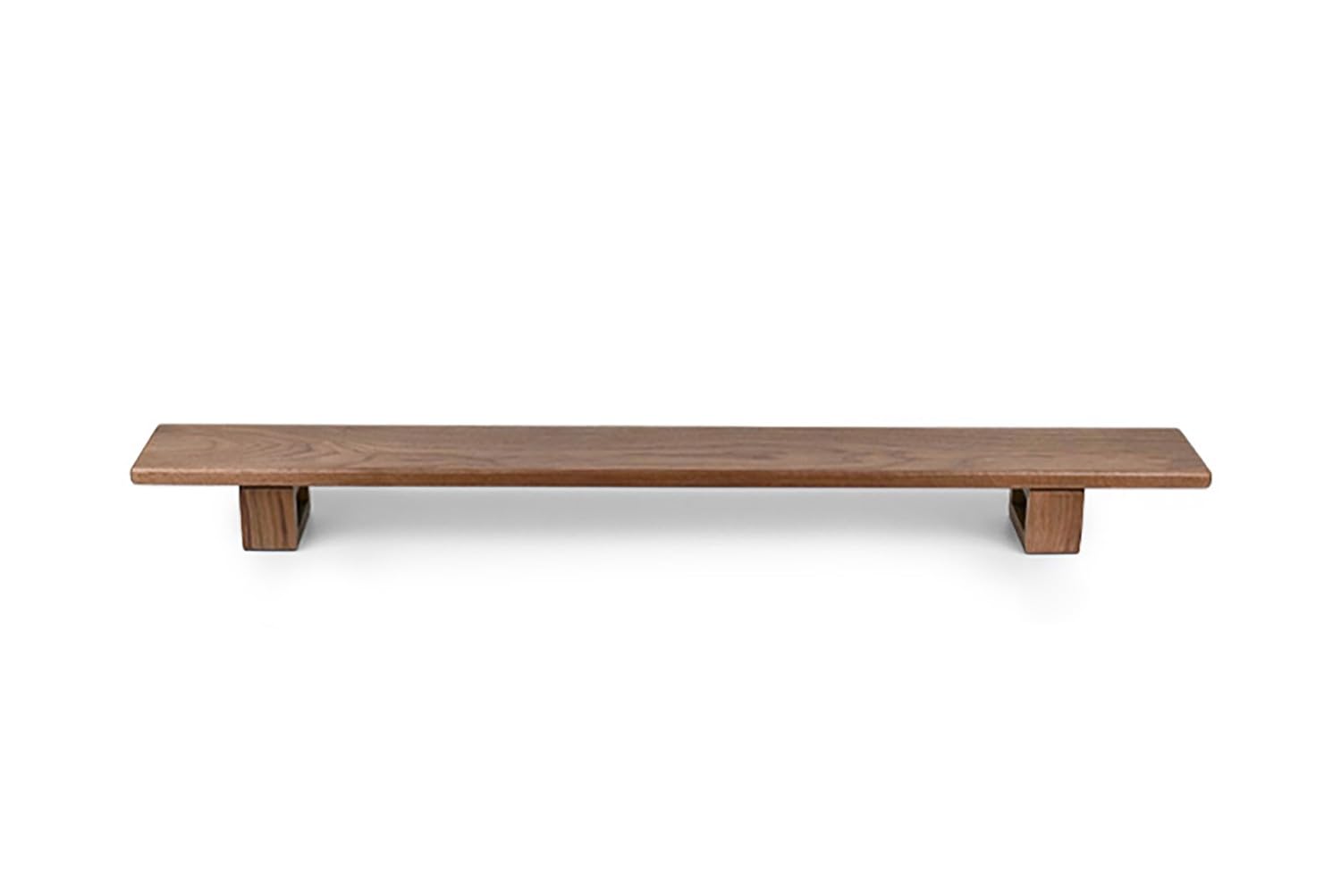 Supporto da scrivania in legno per computer portatile/PC, ripiano per ufficio nizer per spazio di lavoro, altezza regolabile dello schermo (120 x 15 cm), migliora l'ergonomia e risparmia spazio