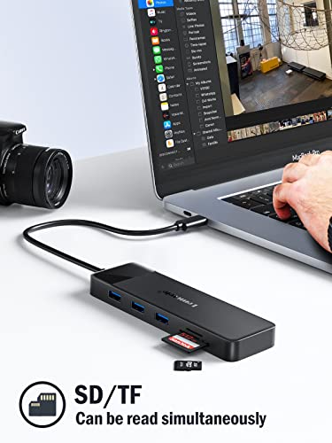 Image of Lemorele 10 in 1 USB C Docking Station Dual Monitor, USB C Dock Laptop Dock USB C Hub Multiport Adapter Triple Monitor to 2 HDMI 4K,VGA,3 USB 3.0 /2.0,PD,SD /TF,3.5MM for Lenovo,Surface,MacBook Laptops