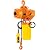 VEVOR 1 Ton Electric Chain Hoist, Single Phase 2200Lbs 10ft Lift Height with Electrical Hook, Mount Chain Hoist G80, Double Chain with Pendant Control 110V for Logistics, Factories and Agriculture