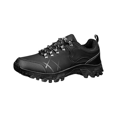 Generisch Botas de senderismo para hombre, resistentes al viento, impermeables, ligeras, cómodas, antideslizantes, resistentes a la abrasión, botas de trekking, para el tiempo libre, para caminar al