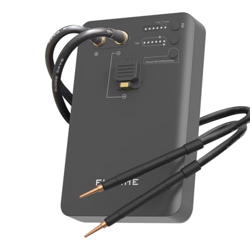 YIWEOG Soldador por Puntos, máquina de Soldadura por Puntos portátil de 2500 mAh con Modos automático y Manual, 11 Engranajes Ajustables para soldar baterías