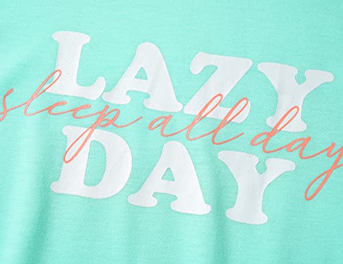 Jashe Girls Pajamas Top & Pants Green Stripe Size 12, Green Stripe (65% Cotton / 35% Polyester)2