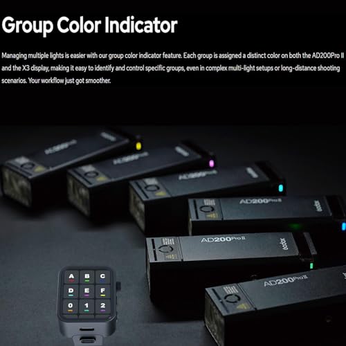 Image of Godox AD200 Pro II Pocket Flash with X3N Flash Trigger for Nikon Cameras