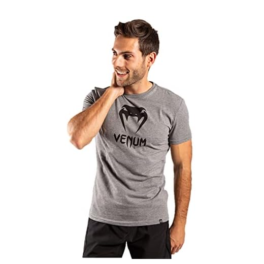 Venum Classic Camiseta, Hombre, Gris Brezo, S