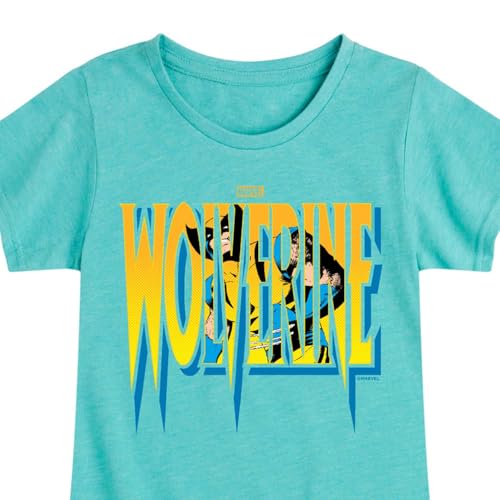 Marvel Wolverine - Logo - Toddler and Youth Girls Fitted Short Sleeve Graphic T-Shirt3