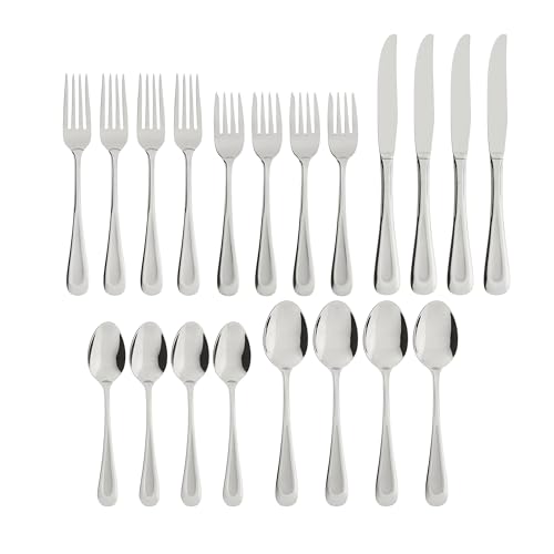 Image of Oneida Satin Sand Dune 20-Piece Flatware Set, Service for 4 (Pack of 3)
