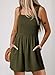 Dokotoo Loose Jumpsuits for Women Moss Green Wide Leg Overalls Sleeveless One Piece Short Pant Romper with Pockets 2026 Fashion Large