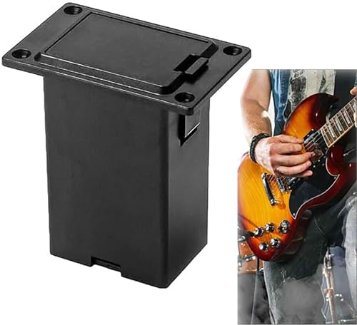 9V Guitar Pickup Battery Box and Case Holder