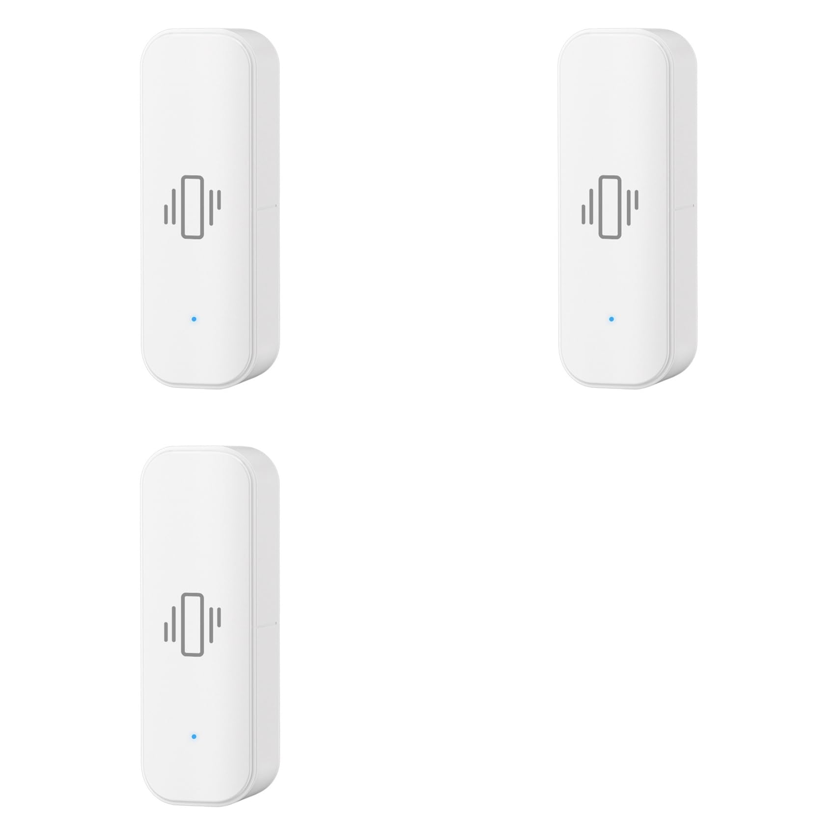 3X Tuya Smart Vibration Sensor ZigBee Tuya Sensor Monitor App Control Security Protection Zigbee Sensor