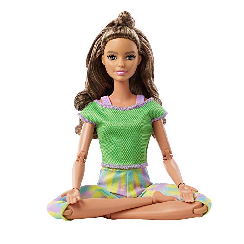 Barbie gxf05,mattel Made to Move Serie Wellness Puppen, Mehrfarbig – Bild 5