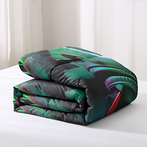 Grat Tioc Gamer Comforter Sets For Teen Boys,Gaming Bedding Sets Twin,Video Game Bedspread,Game Gamepad Bed Set,Controller Bedding Gamer Home Decor 3 Piece 1 Comforter And 2 Pillowcases #TOP4