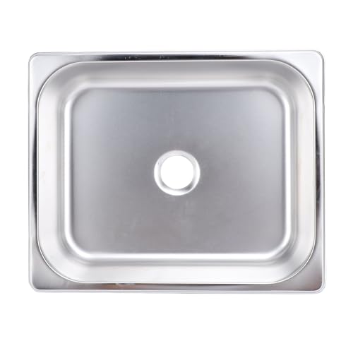 CFTGIW Évier de Camping-car en Acier Inoxydable 304 Efficace 325 X 265 X 65 Mm Évier de Camping-car en Acier Inoxydable 304 Efficace de Cuisine de Salle de Bains de 325 Mm 265 avec Drainage et de de – vue 5