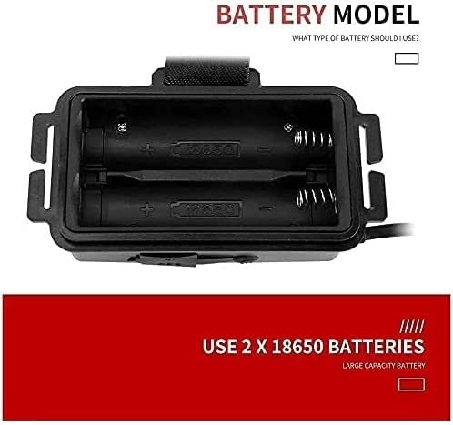 Lampe frontale LED 4 modes rechargeable USB pour camping et randonnée - 4
