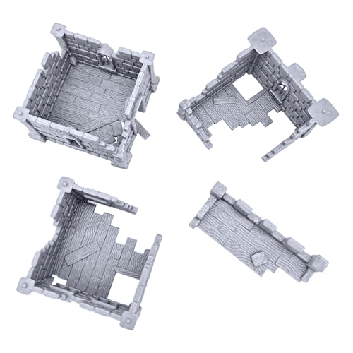 City Ruins Tower by Makers Anvil, 3D Printed Tabletop RPG Scenery and Wargame Terrain 28mm Miniatures