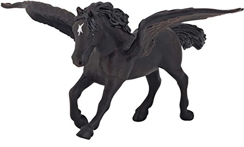 Papo 39068 Betoverende wereld Zwarte Pegasus, meerdere kleuren
