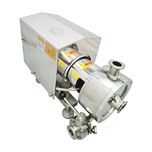 INTSUPERMAI High Shear Emulsifying Pump 2200W Emulsion Pump with 2800-3000 RPM 304 Stainless Steel for Mixing Dispersion Emulsification 110V