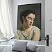 Jeune Fille Aux Yeux Baissés Poster Print By Frederic·Bazille Wall Art Picture Painting Poster Canvas Print Posters Artworks Bedroom Living Room Decor 08x12inch(20x30cm)