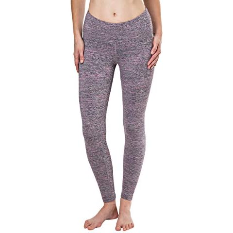 Tuff Athletics Women's Full Length Performance Tight Lycra Nylon Leggings (Fuschia Grotto, X-Small) Cover