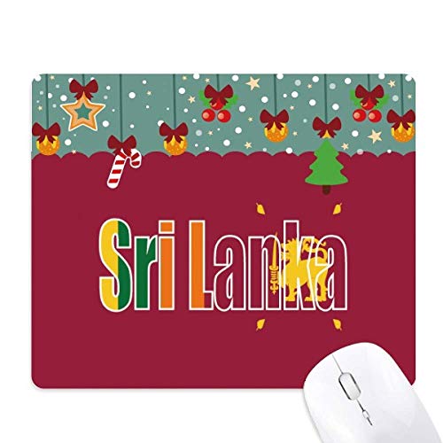 Tapis de souris Sri Lanka souple avec base antidérapante en caoutchouc