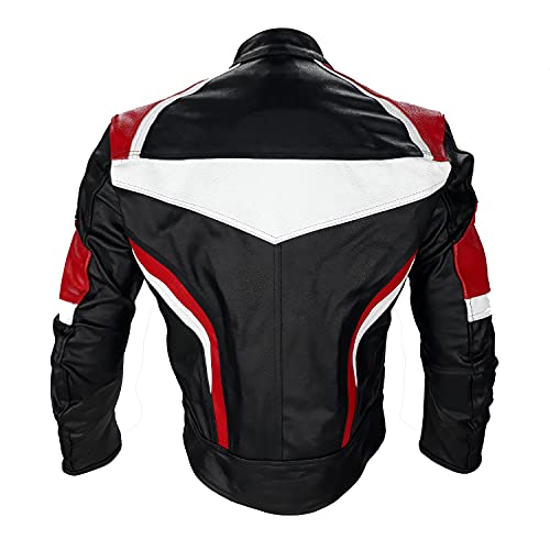 WinNet Giacca da Moto Racing con Protezioni