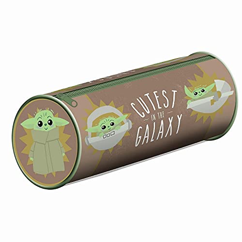 Pyramid Star Wars Pencil Case (The Mandalorian Grogu Expressions Design) Pencil Case for Stationery and Drawing Set, Star Wars Gifts for Men, Women and Kids - Official Merchandise