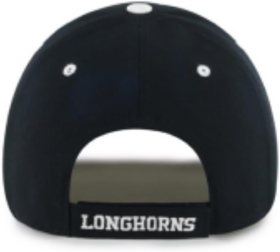 Officially Licensed Texas University Classic Edition Hat Black/White Team Logo Adjustable MVP Structured Embroidered Baseball Sports Cap - Image 6