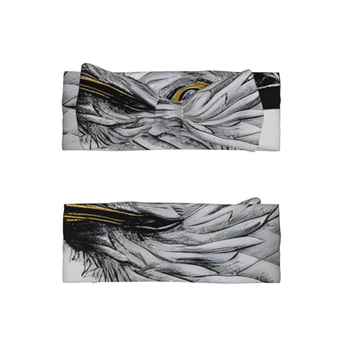 Sketching An Eagle Baby Bow Headband, Soft Baby Bow Hair Accessory For Newborn Babies, Toddlers, Kids.2