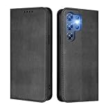 FANFO Hülle für Oukitel C2 Case, [Magnetverschluss] PU Folio Leder Brieftaschen Handyhülle, Schutzhülle mit Kartenfach und Standfunktion. Black