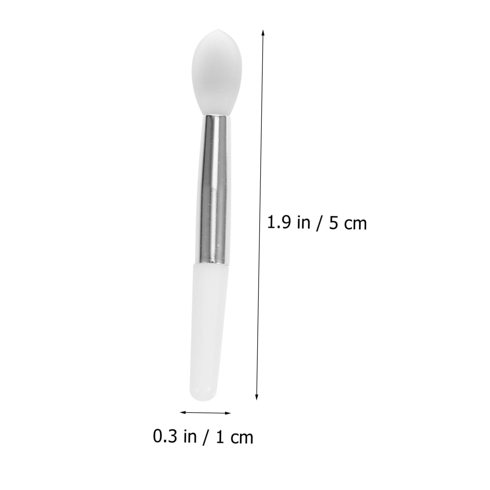 VICASKY 12pcs Silicone Lip Brush Applicator Set Makeup Portable Mask Brush for Women