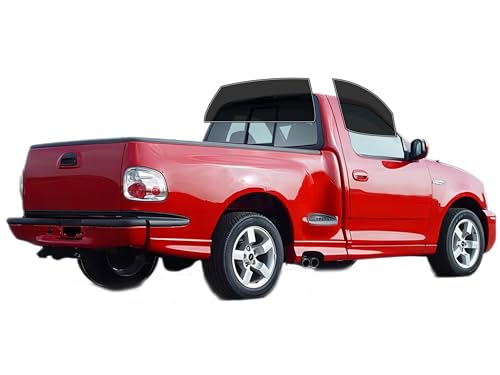 AUTOTEK Precut Windows Tint Film All Sides Cars Sun Blocking Protection Privacy Anti Shatter Glass 2 Ply Film Any Tint Shade kit for Ford F150 Regular Cab 1997-2003
