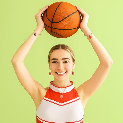 Image of 100 Pcs Sport Charms Bulk for Jewelry Making Football Soccer Volleyball Dinkball Baseball Basketball Alloy Charms Pendants for Necklace Bracelet Earrings DIY Crafts Accessory