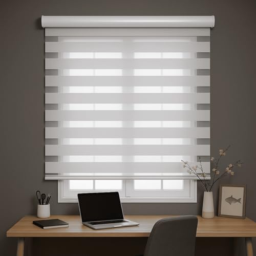 Persiana Double Vision Sunny 1,60Larg X 1,60Alt Branca
