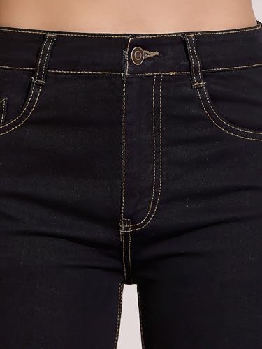 Image of Dolce Crudo Boot Cut High Rise Cropped Jeans for Women